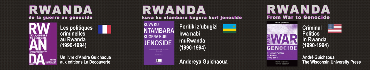 RWANDA From War to Genocide